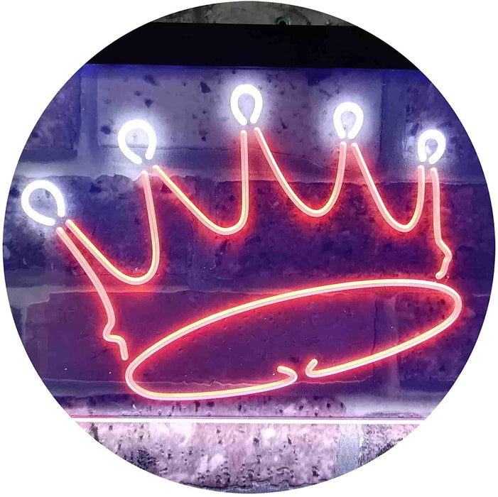 Princess Crown Girls Room Decor LED Light Sign - Way Up Gifts