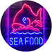 Seafood LED Light Sign - Way Up Gifts