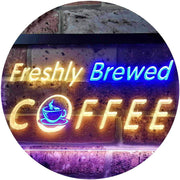 Freshly Brewed Coffee LED Light Sign - LED Gift Works