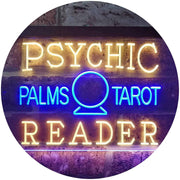 Psychic Palms Tarot Reader LED Light Sign - LED Gift Works