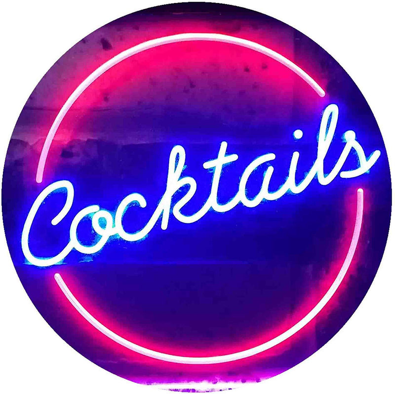 Cocktails Bar LED Light Sign - LED Gift Works