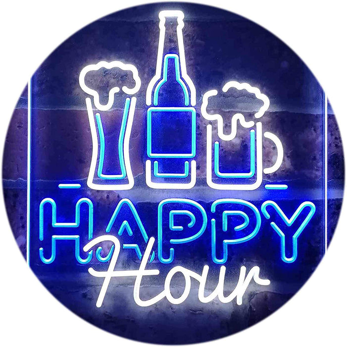 Happy Hour LED Light Sign - Way Up Gifts