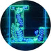 Family Name Letter L Monogram Initial LED Light Sign - Way Up Gifts
