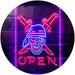 Beach Shop Pirate Open LED Light Sign - Way Up Gifts
