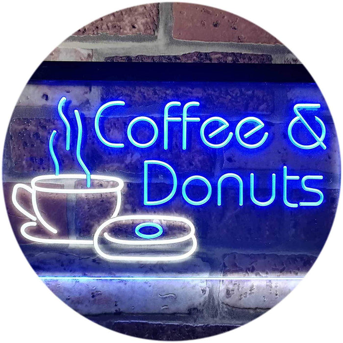 Coffee Donuts LED Light Sign - Way Up Gifts