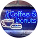 Coffee Donuts LED Light Sign - Way Up Gifts