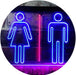 Men Women Bathroom Restroom LED Light Sign - Way Up Gifts
