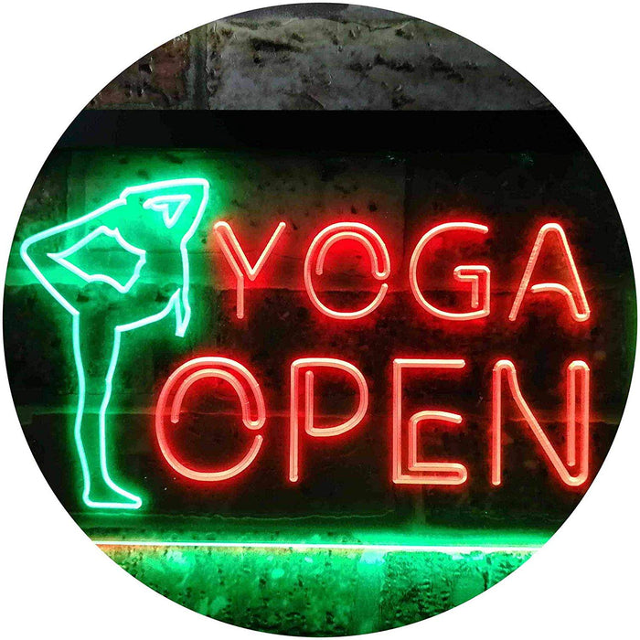 Open Yoga LED Light Sign - Way Up Gifts