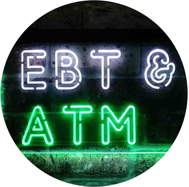 EBT & ATM LED Light Sign - LED Gift Works