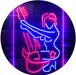 Sexy Girl Playing Guitar Music LED Light Sign - Way Up Gifts