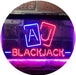 Poker Blackjack LED Light Sign - Way Up Gifts