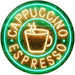 Coffee Cappuccino Espresso LED Light Sign - Way Up Gifts