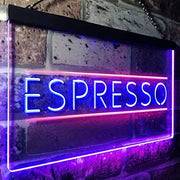 Coffee Shop Espresso LED Light Sign - LED Gift Works