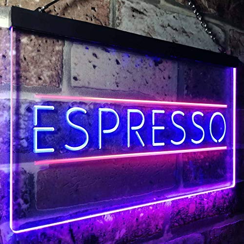 Coffee Shop Espresso LED Light Sign - LED Gift Works
