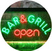 Bar & Grill Restaurant Open LED Light Sign - Way Up Gifts