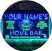 Personalized Beer Cheers Home Bar LED Light Sign - Way Up Gifts