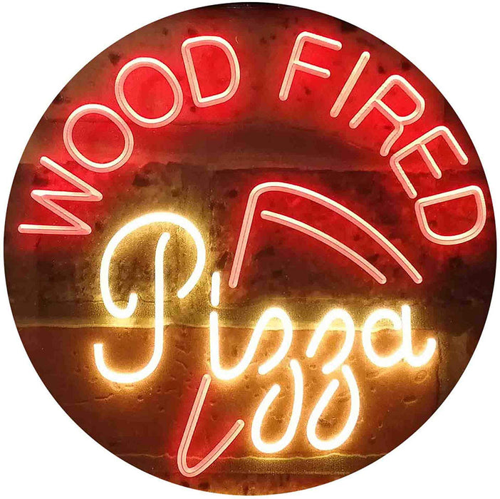 Wood Fired Pizza LED Light Sign - Way Up Gifts