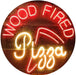 Wood Fired Pizza LED Light Sign - Way Up Gifts