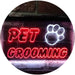 Paw Print Pet Grooming LED Light Sign - Way Up Gifts