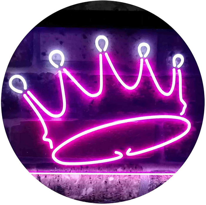 Princess Crown Girls Room Decor LED Light Sign - Way Up Gifts