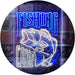 Fishing Camp Fish Cabin Decor LED Light Sign - Way Up Gifts
