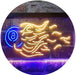 Fire 8 Ball Pool Billiards LED Light Sign - Way Up Gifts