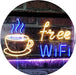 Cafe Coffee Free WiFi LED Light Sign - Way Up Gifts