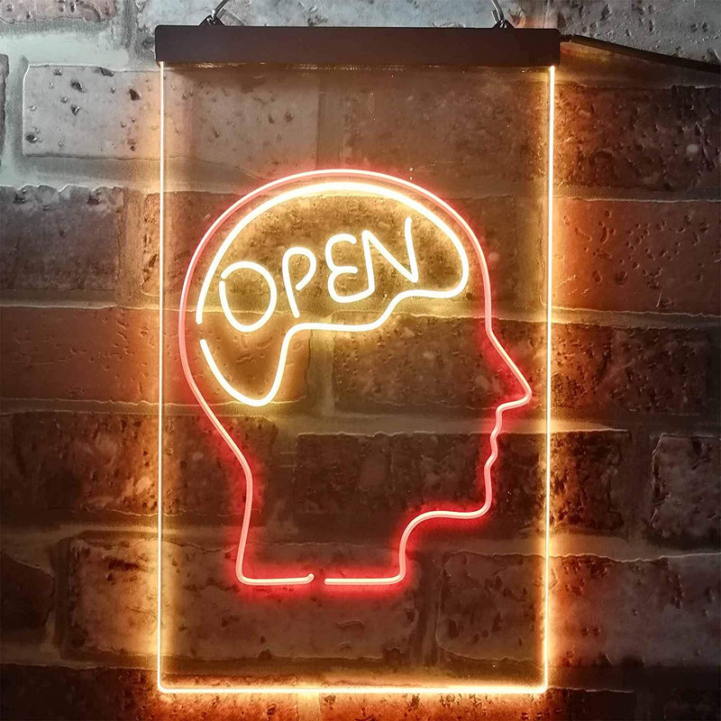 Open Mind Brain Storming LED Light Sign - LED Gift Works