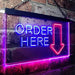 Arrow Order Here LED Light Sign - Way Up Gifts
