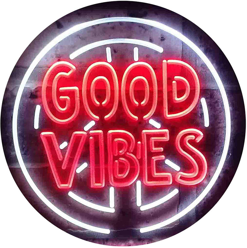 Good Vibes LED Light Sign - LED Gift Works