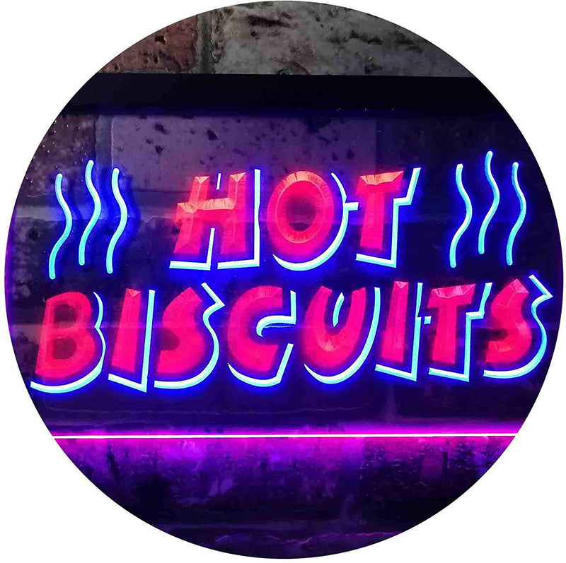 Hot Biscuits LED Light Sign - LED Gift Works