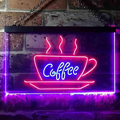 Coffee Cup LED Light Sign - LED Gift Works