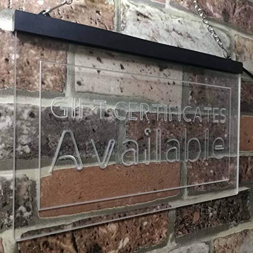 Gift Certificates Available LED Light Sign - Way Up Gifts