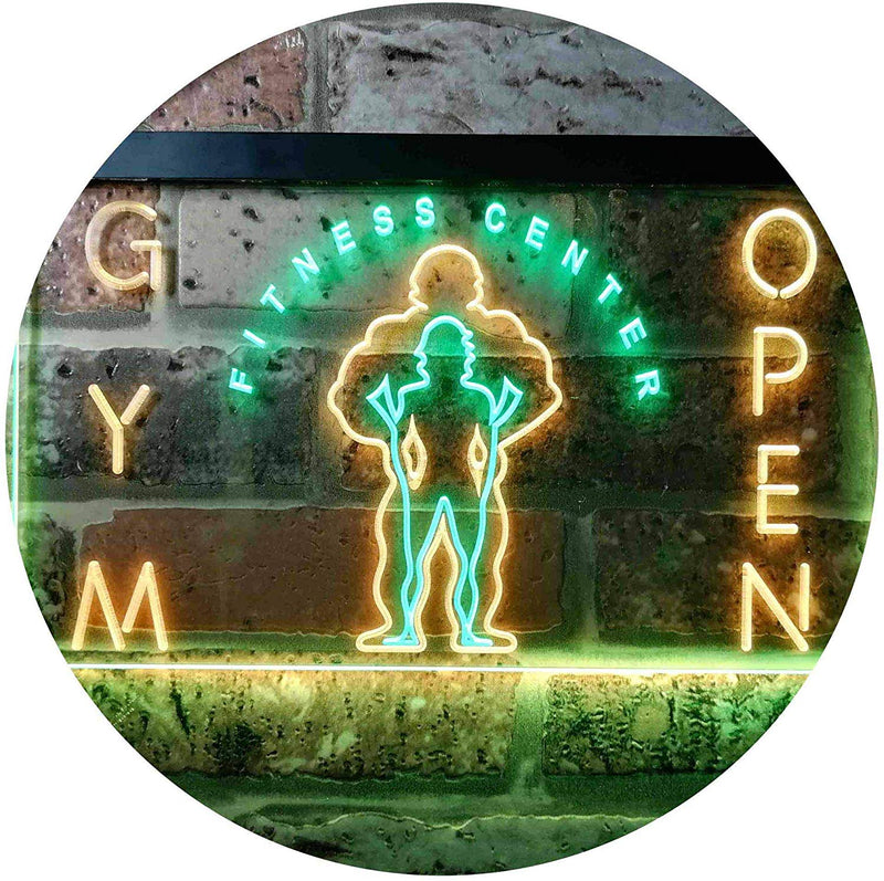 Fitness Center Open Gym LED Light Sign - LED Gift Works