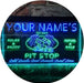 Personalized Car Racing Beer Pit Stop Bar LED Light Sign - Way Up Gifts
