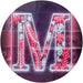 Family Name Letter M Initial Monogram LED Light Sign - Way Up Gifts