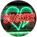 Love Broken Heart Sucker LED Light Sign - Way Up Gifts