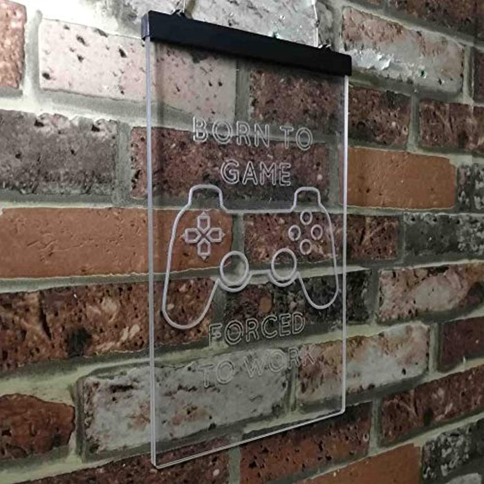 Born to Game Room LED Light Sign - Way Up Gifts
