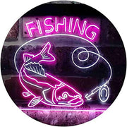 Fishing Camp Cabin LED Light Sign - LED Gift Works