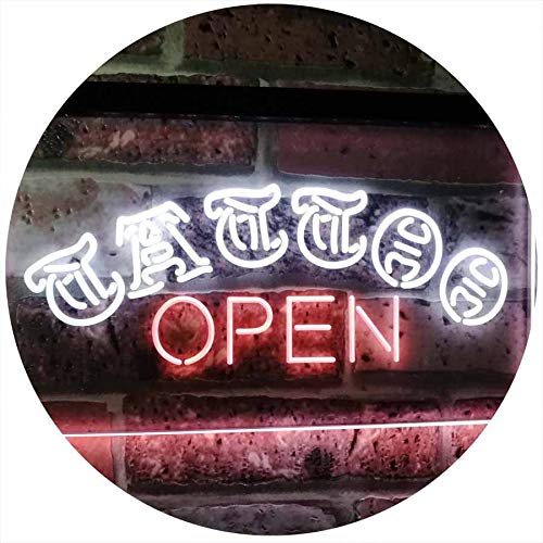 Tattoo Open LED Light Sign - LED Gift Works