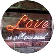 Love is All You Need LED Light Sign - LED Gift Works