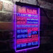 Bar Rules LED Light Sign - Way Up Gifts