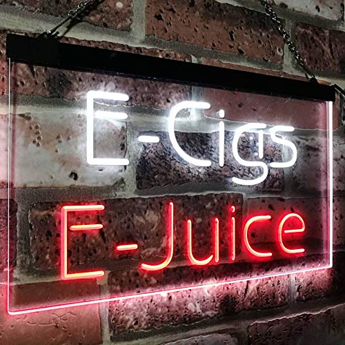 Vape Shop E-Cigs E-Juice LED Light Sign - LED Gift Works