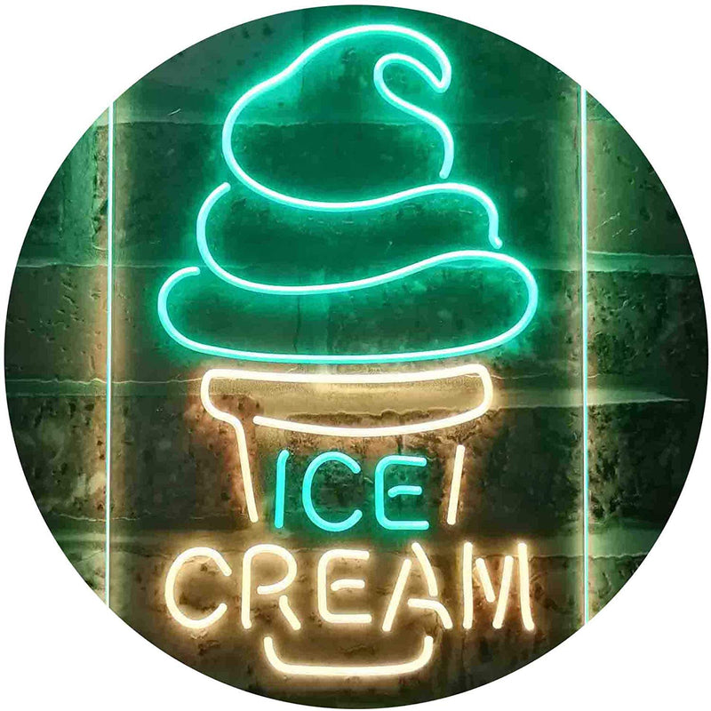 Ice Cream Cones LED Light Sign - LED Gift Works