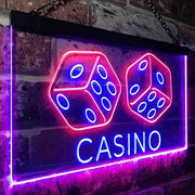 Dice Casino LED Light Sign - LED Gift Works