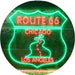 Chicago to Los Angeles Route 66 LED Light Sign - Way Up Gifts