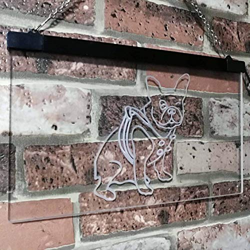 French Bulldog LED Light Sign - Way Up Gifts