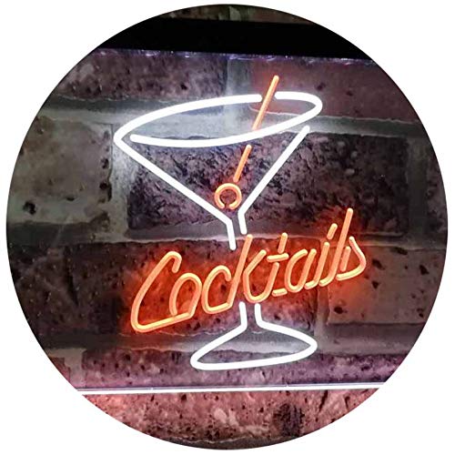 Cocktails LED Light Sign - LED Gift Works