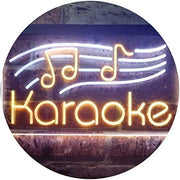 Karaoke Music Notes LED Light Sign - LED Gift Works