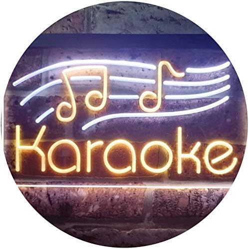 Karaoke Music Notes LED Light Sign - LED Gift Works